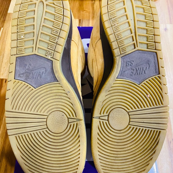 USED Nike SB Dunk Low Wheat - Picture 6 of 14